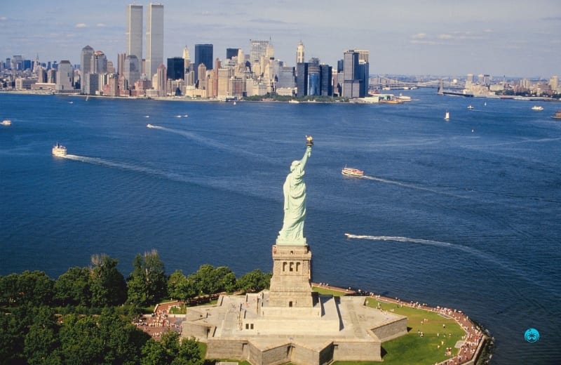 Most Brookliński o świcie